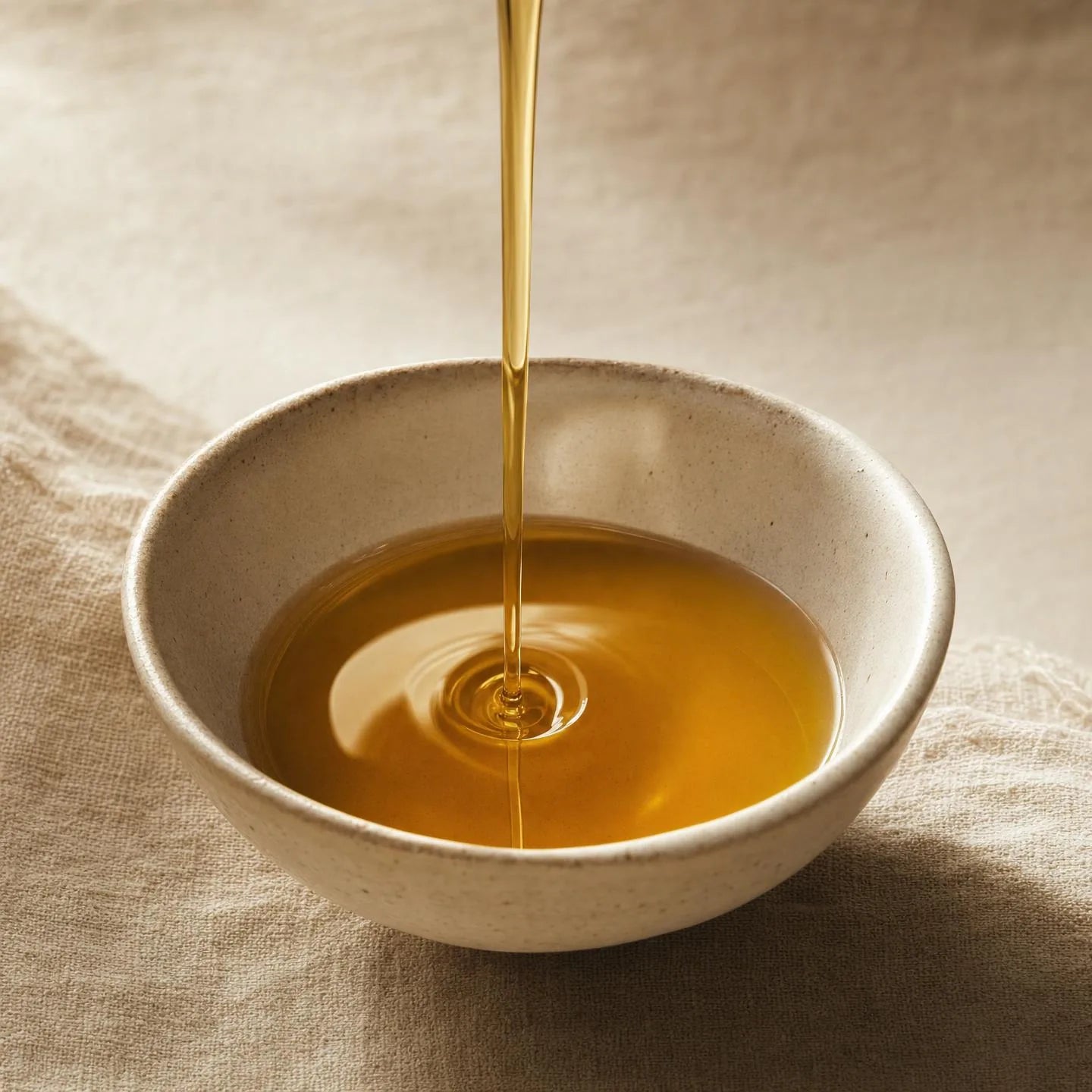 Or de jojoba Adepsia, cire liquide dorée pressée à froid, Matière III du baume